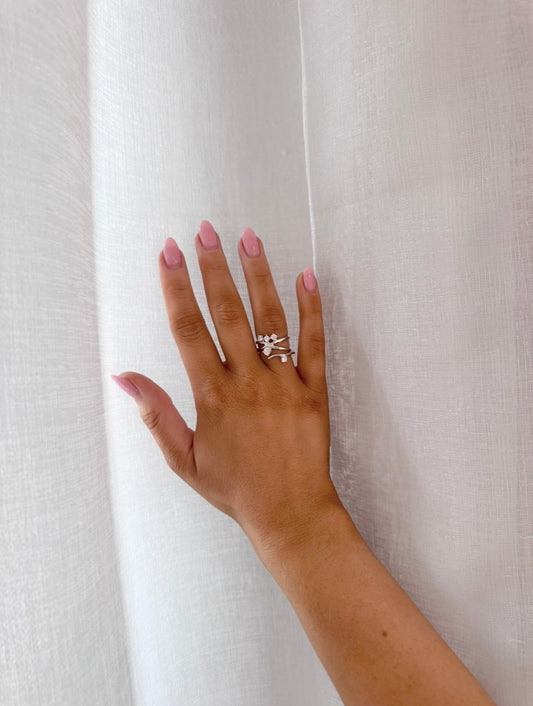 Cu Jewellery ring - strl 16/17