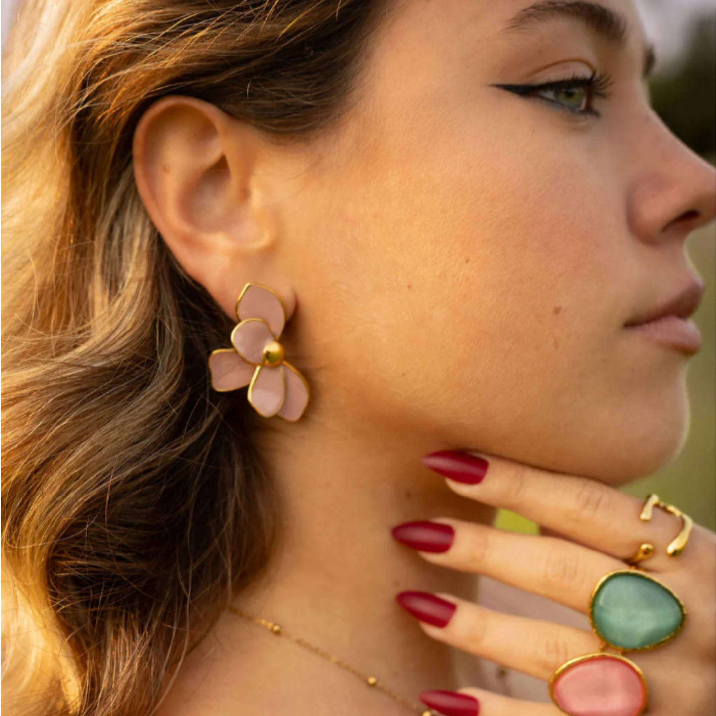 SOFT BLOOM EARRINGS - BY KROHNSTAD