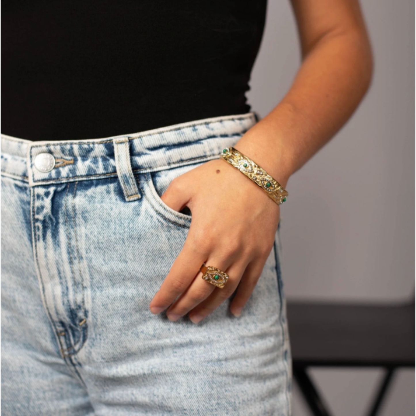 FARZANA EYE CUFF BY KROHNSTAD