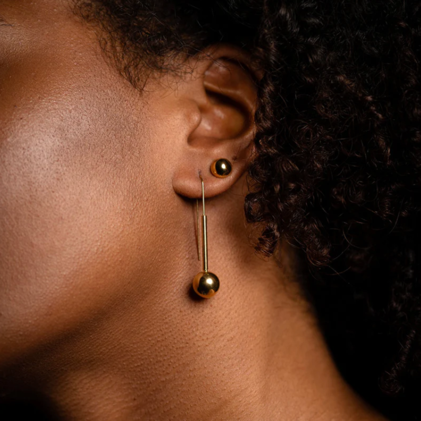 SIGRÉN UNO GOLDEN EARRINGS