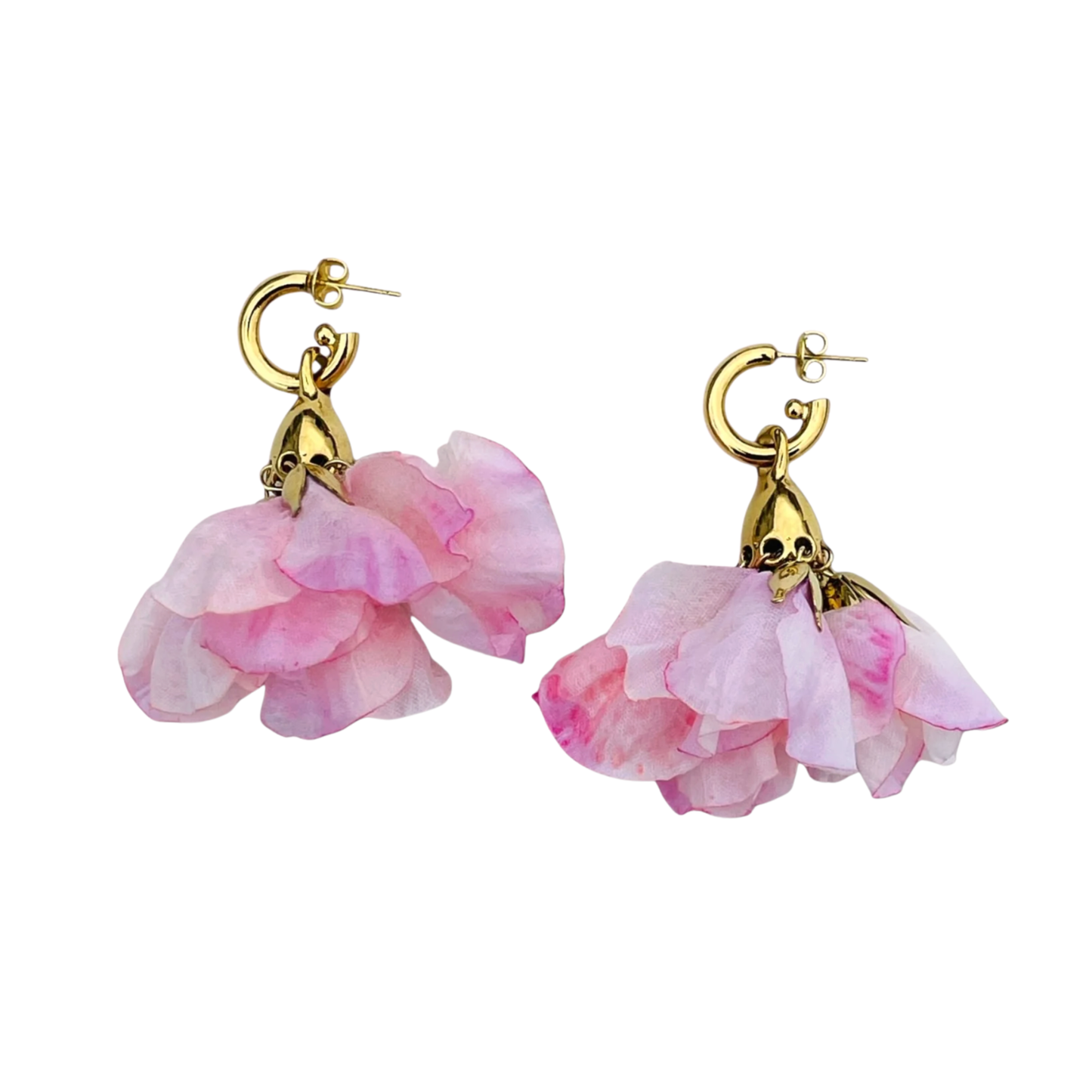PINK BLOSSOM EARRINGS BY KROHNSTAD